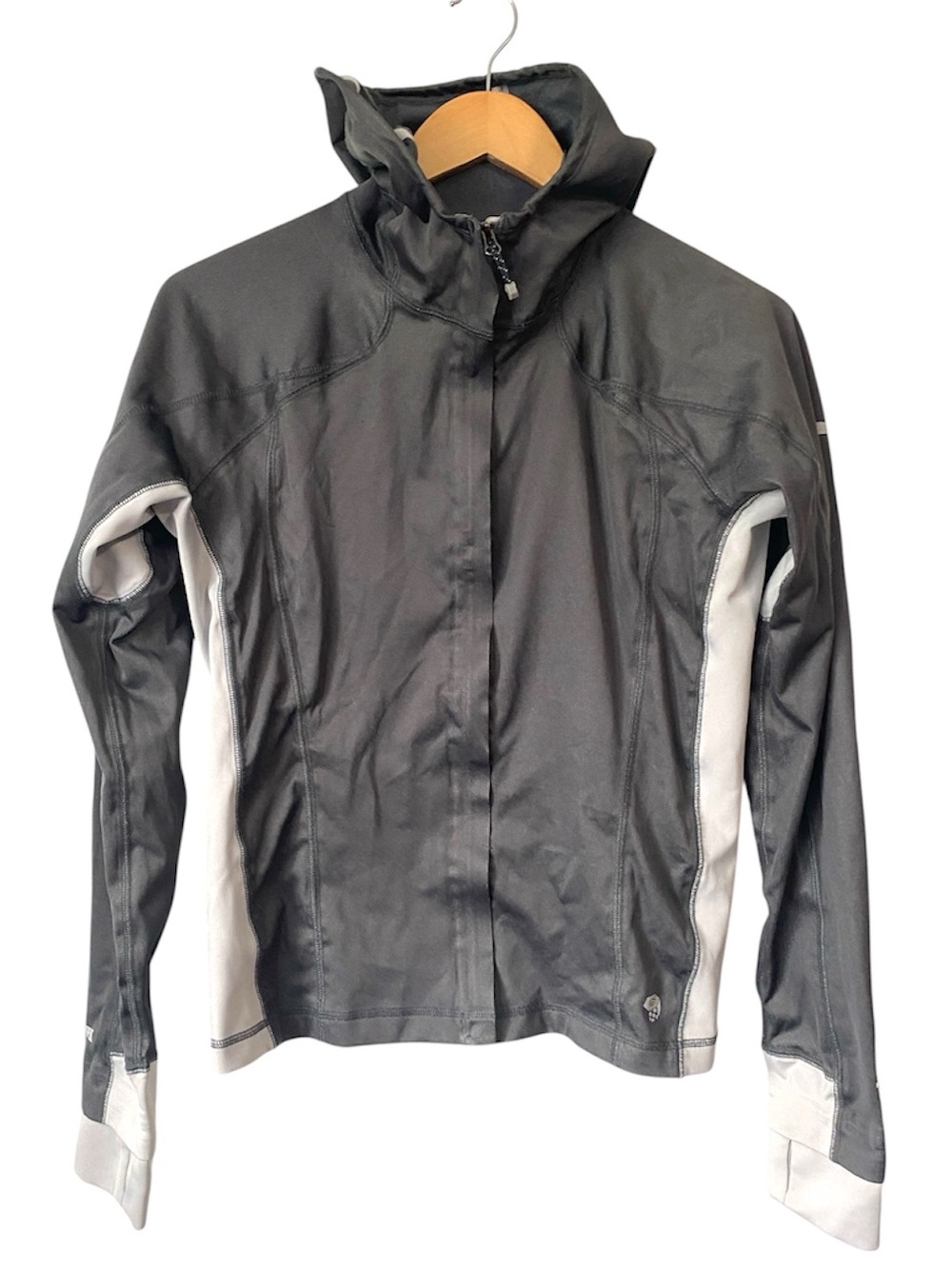 Mountain Hardwear Women’s Windstopper Softshell Hooded Jacket Grey Medium
